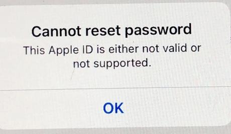 How to fix Apple ID not valid or supported