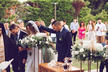 Classically romantic wedding in Athens with beautiful florals │ Eva & Stelios classically-romantic-wedding-athens-with-beautiful-florals_34