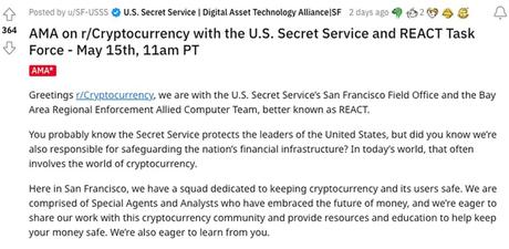 Secret Service has crypto, adores blockchain, and collects NFTs