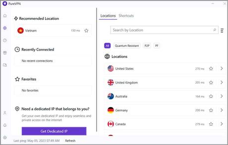 How to Use VPN on Omegle? choose any country you wish to connect to
