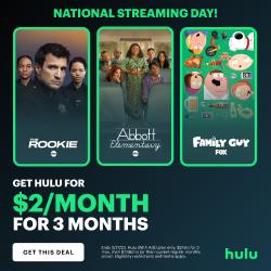 Get HULU for only $2/month!