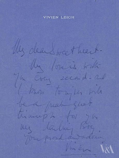 Vivien Leigh letter to Laurence Olivier