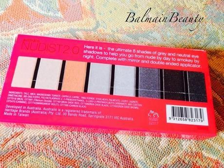 Australis Cosmetics : Nudist 2.0 Giftset