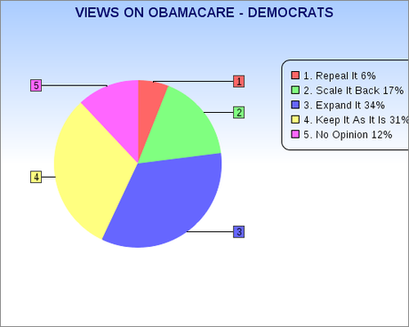 Obamacare Views By Political Persuasion