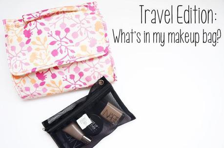 travel edition whats in my makeup bag