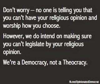 Democracy & Theocracy Cannot Coexist