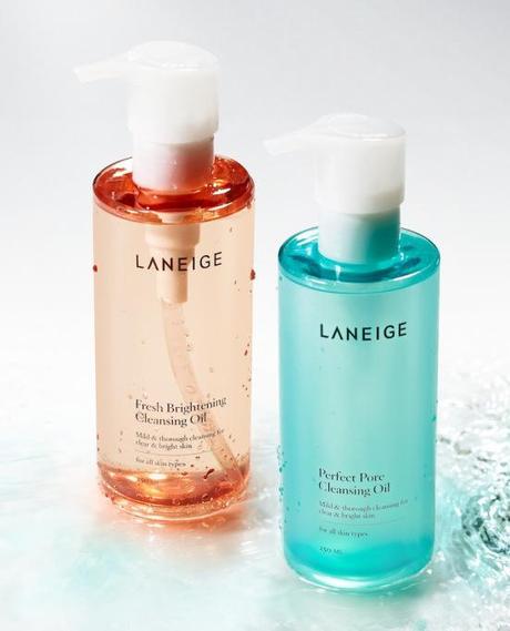 Laneige Fresh Brightening Cleansing Oil & Laneige Perfect Pore Cleansing Oil