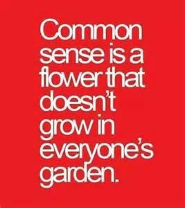 common sense