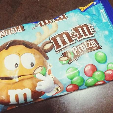 Yummy Finds: M&Ms Pretzel and chocolate.                Sweet & salty…yumms!