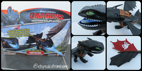 Dragons : Defenders of Berk Giant Firebreathing Toothless Action Figure