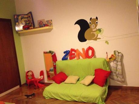 kidsroom kids room with painted refinished furniture painted walls painting kids room woodland forest theme woodland theme blue bird ikea rocking horse interlocking foam tiles montessori montessori method montessori bed cloth diapers cloth diaper dry system wood play yard wooden play pen