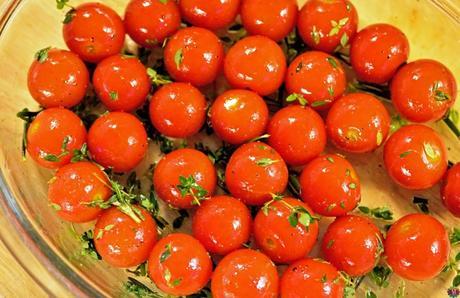 Cherry Tomatoes Roasting marthafied