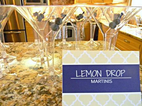 A Lemon and Navy Bridal Shower