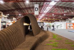 Vaulted Cork Pavillion by Amorim Isolamentos