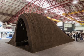 Vaulted Cork Pavillion by Amorim Isolamentos