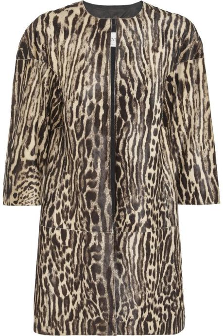 VALENTINO Leopard-print calf hair coat €6,980