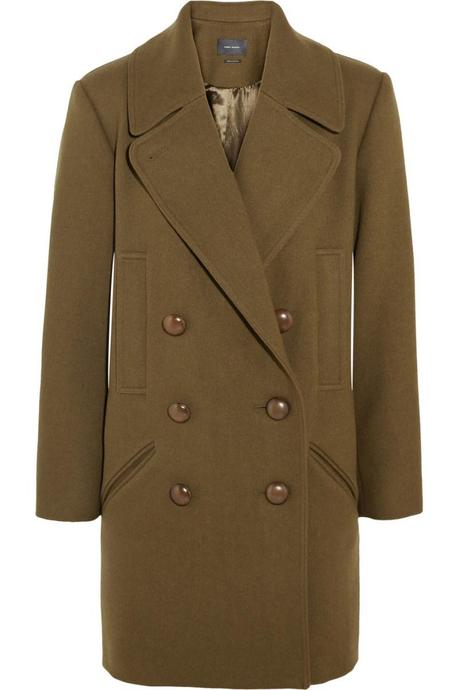 ISABEL MARANT Ziggy wool-blend brushed-twill coat €970