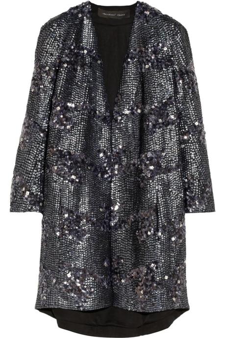 THEYSKENS' THEORY Sequined silk-crepe coat €1,745