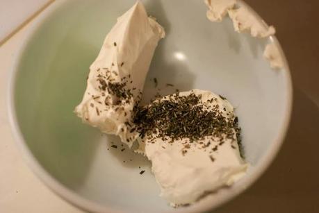 Shallot and Rosemary Cream Cheese