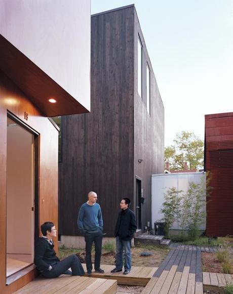 Four modern houses in Cambridge, Massachussets