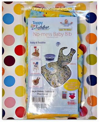 Keep Your Baby Clean with the No-Mess Baby Bib from Toppy Toddler {Review}