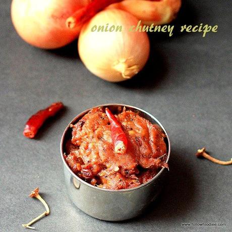 Onion Chutney Recipe