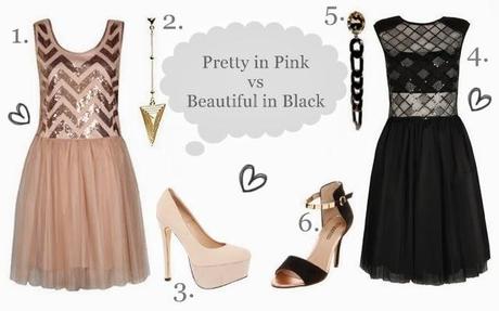 PRETTY IN PINK VS BEAUTIFUL IN BLACK. BOOHOO.COM