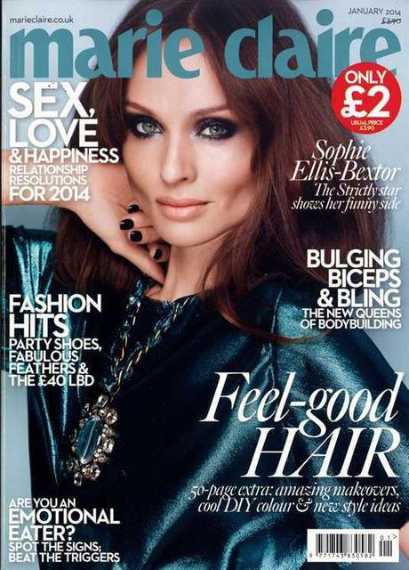 Sophie Ellis-Bextor by Daniel Gabbay for Marie Claire UK January 2014  