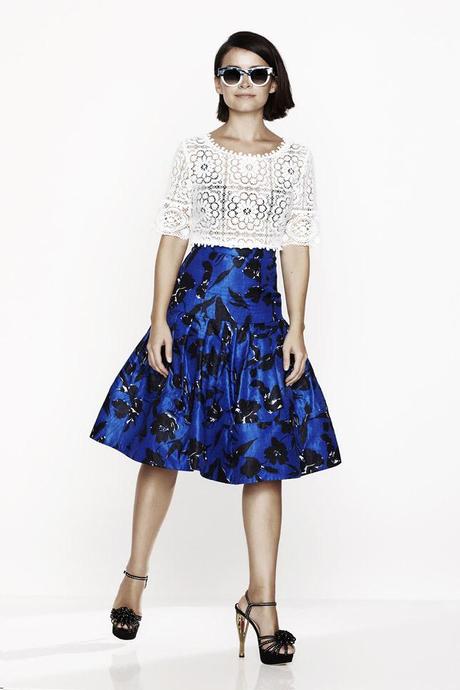 Miroslava Duma for Oscar de la Renta x The Outnet 