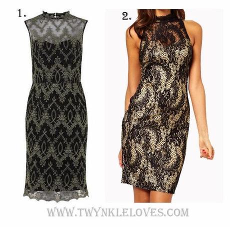 Style Vs Steal: The Christmas Lace Dress: Lipsy + Morella Sassoon