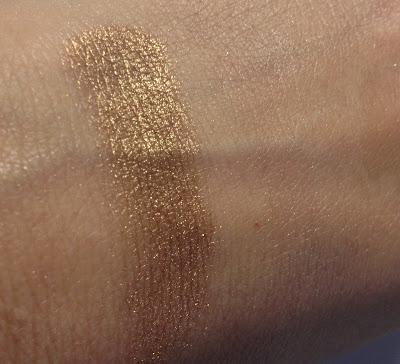 ELF Pigment Eye Shadow Golden Goddess Swatches