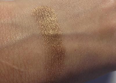 ELF Pigment Eye Shadow Golden Goddess Swatches