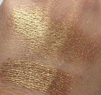 ELF Pigment Eye Shadow Golden Goddess Swatches