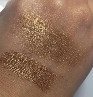 ELF Pigment Eye Shadow Golden Goddess Swatches