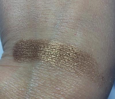 ELF Pigment Eye Shadow Golden Goddess Swatches