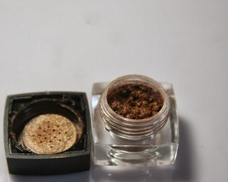 ELF Pigment Eye Shadow Golden Goddess Swatches