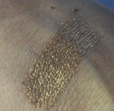 ELF Pigment Eye Shadow Golden Goddess Swatches