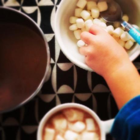 Holiday party recap hot choc