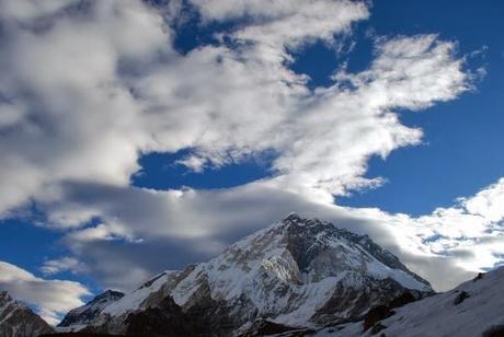 After leaving Lobuche on the Everest Trek, Day 8