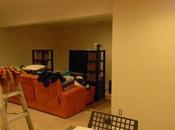 Basement Gets Fresh Coat Thunder Benjamin Moore While ThunderSTORM Own!!
