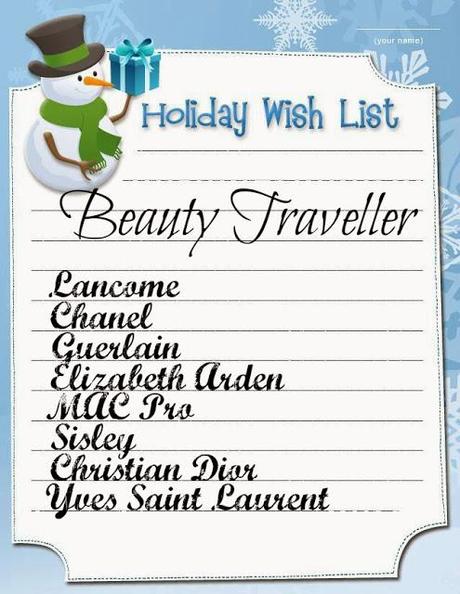 The December Wish List!!  PART 1
