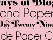 Days Blogging (D.I.Y. Paper Tips) Twenty Nine: D.I.Y. Bride Checklist