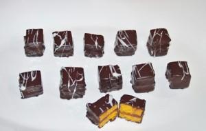 Orange Chocolate Petit Fours/Kelli’s Kitchen