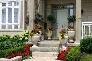 curb appeal by landscaping