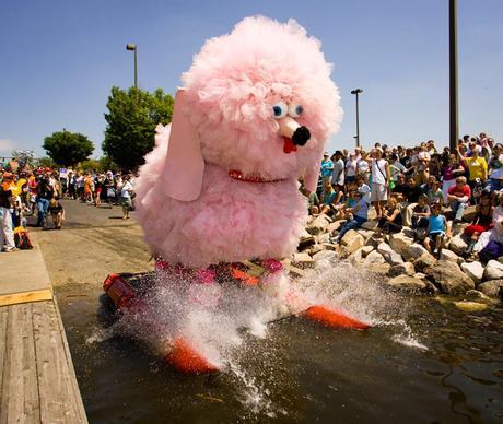 Fifi at The Kinetic Sculpture  Race - Photo by Tom Jones