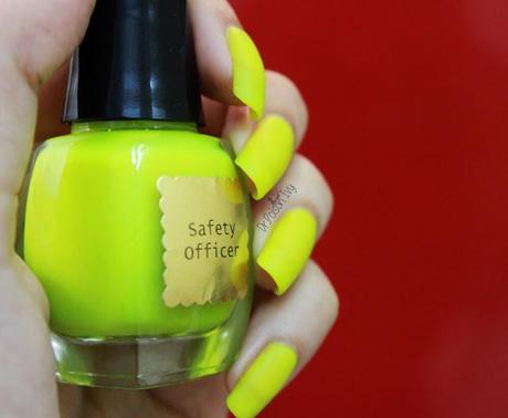 Alter Ego Nail Enamel Safety Officer Swatches