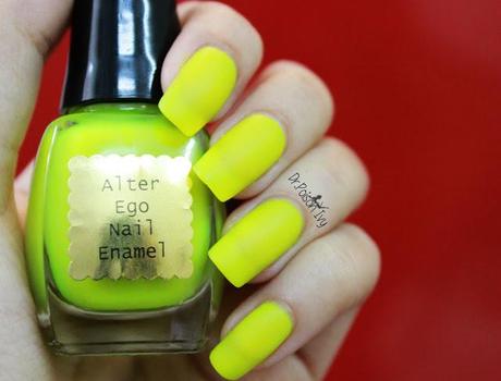 Alter Ego Nail Enamel Safety Officer Swatches