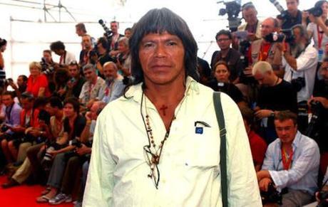 Ambriosio Vilhalva, a Guarani warrior and leader recently stabbed to death.