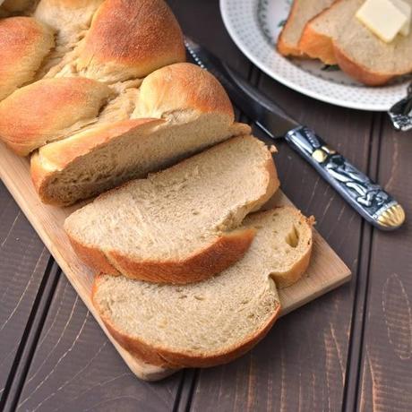 Whole Wheat Challah Bread (Eggless recipe)