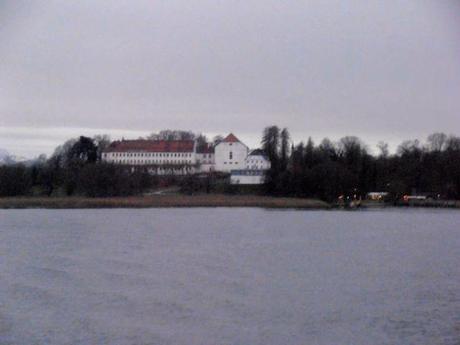 The monastery on Fraueninsel as seen from the boat.